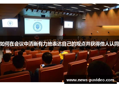 如何在会议中清晰有力地表达自己的观点并获得他人认同